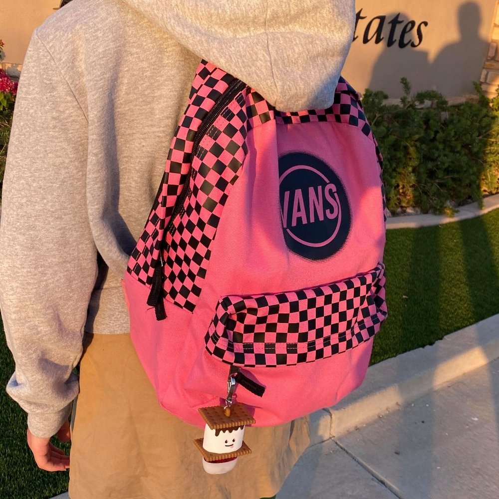 Vans Realm Taper Off Azalea Pink Backpack - Picture 12 of 12